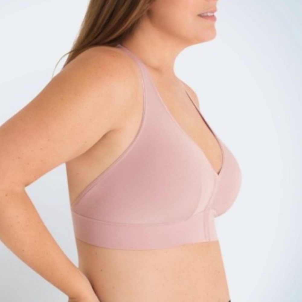 Leading Lady 5170 The Greta Wirefree Bralette – Front Closure, Crossback